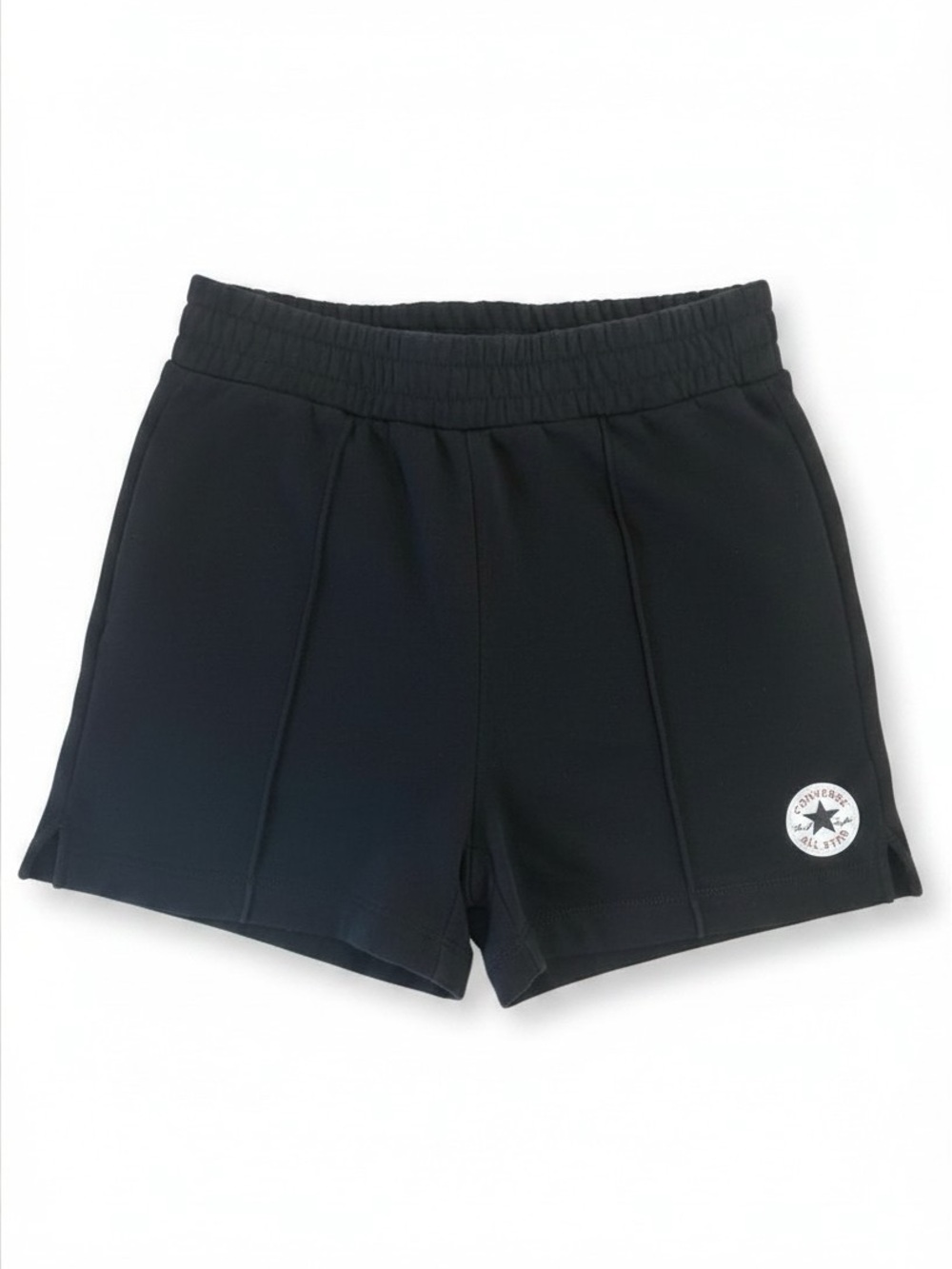Converse Chuck Taylor Black Sweatshorts with Logo Small